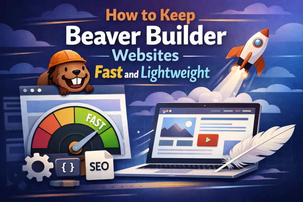 How to Keep Beaver Builder Websites Fast and Lightweight